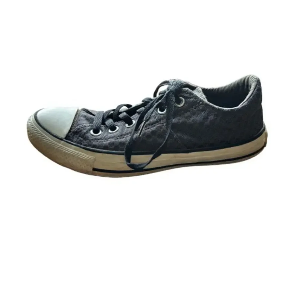 Converse All Star Chuck Taylor Madison Jacquard Sneakers 560295F Black Size 8
